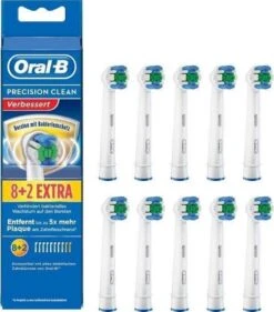 Oral B Oral-B Precison Clean Opzetborstels - 8 +2 Stuks 37 Oral B Oral-B Precison Clean Opzetborstels - 8 +2 Stuks -Mondelinge Benodigdheden Winkel 1054x1200 3