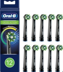 Oral-B CrossAction Opzetborstel Kleur Zwart, Verpakking Van 12 Stuks, Verpakking Van Brievenbusformaat -Mondelinge Benodigdheden Winkel 1056x1200 5