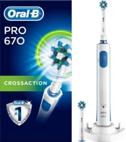 Oral B Oral-B PRO 670 CrossAction - Elektrische Tandenborstel - Met 2 Opzetborstels 16 Oral B Oral-B PRO 670 CrossAction - Elektrische Tandenborstel - Met 2 Opzetborstels -Mondelinge Benodigdheden Winkel 1063x1200