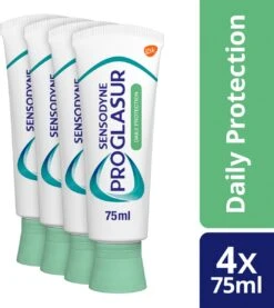 Sensodyne Proglasur Daily Protection Dagelijkse Tandpasta Bij Tanderosie 4x 75ml