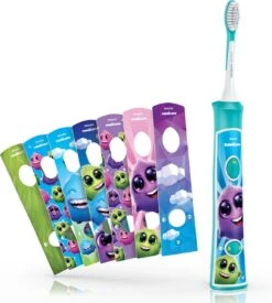 Philips Sonicare For Kids HX6322/04 - Elektrische Tandenborstel - Blauw - Incl. Extra Opzetborstel -Mondelinge Benodigdheden Winkel 1076x1200