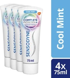 Sensodyne Complete Protection + Cool Mint Tandpasta 4x75 Ml