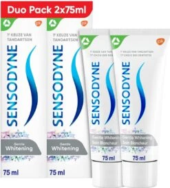 Sensodyne Gentle Whitening Tandpasta Voor Gevoelige Tanden 2x 75 Ml -Mondelinge Benodigdheden Winkel 1082x1200