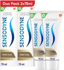 Sensodyne Multicare Tandpasta Voor Gevoelige Tanden 2x 75 Ml -Mondelinge Benodigdheden Winkel 1085x1200