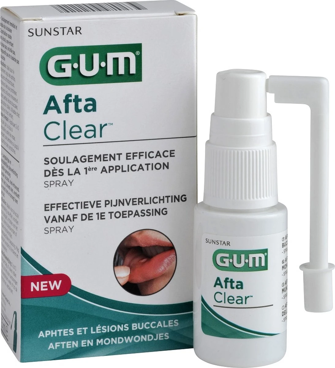 GUM® GUM AftaClear Spray - 15ml 4 GUM® GUM AftaClear Spray - 15ml - Afbeelding 2