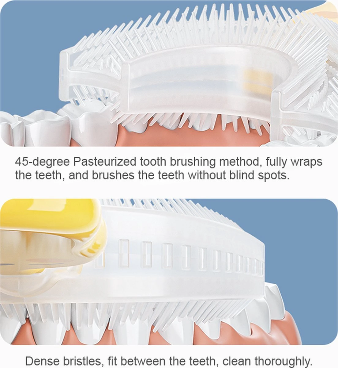 Tandenborstel Kind-Handtandenborstel Voor Kinderen-2 Tot 12 Jaar-Zachte Silliconen-Baby Tandenborstel-Tandenborstel Baby En Peuter - U-Vormig - 360 Graden-Bijtringen-peutertandenborstel-U Vorm 4 Tandenborstel Kind-Handtandenborstel Voor Kinderen-2 Tot 12 Jaar-Zachte Silliconen-Baby Tandenborstel-Tandenborstel Baby En Peuter - U-Vormig - 360 Graden-Bijtringen-peutertandenborstel-U Vorm - Afbeelding 3