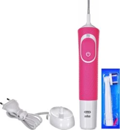 Oral B Oral-B Vitality 100 Roze CrossAction - Elektrische Tandenborstel - Powered By Braun -Mondelinge Benodigdheden Winkel 1109x1200