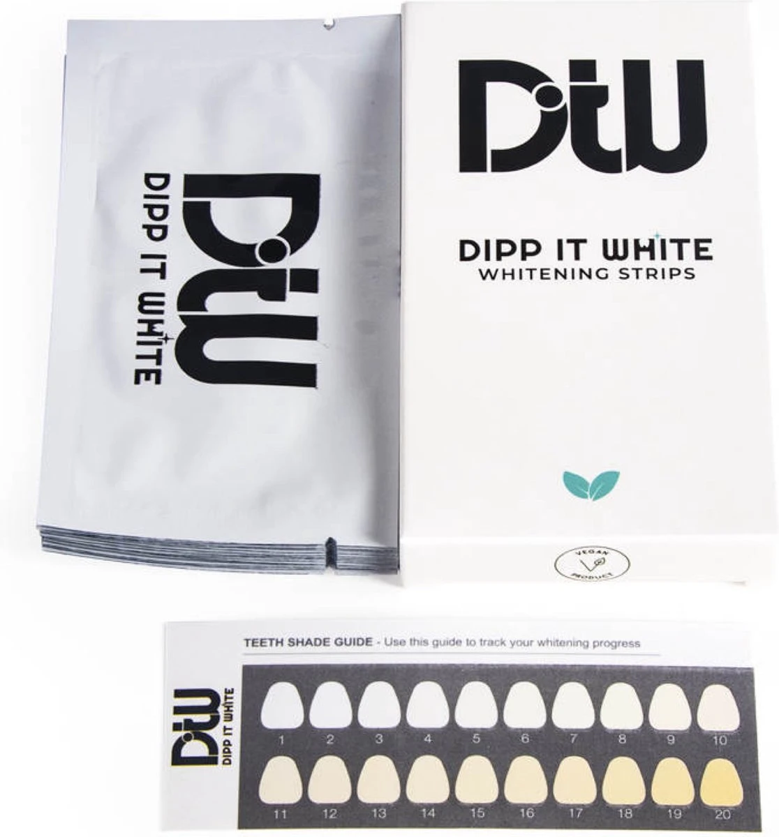 DIPPITWHITE | MINT SMAAK |14 Behandelingen | Tandenbleek/Teeth Whitening Strips | Peroxidevrij (0%) | 100% Natuurlijk | Wittere Tanden | Tandenblekers 4 DIPPITWHITE | MINT SMAAK |14 Behandelingen | Tandenbleek/Teeth Whitening Strips | Peroxidevrij (0%) | 100% Natuurlijk | Wittere Tanden | Tandenblekers - Afbeelding 2