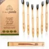 4+2 Bamboe Tandenborstels - Zero Waste - Vegan - Bamboo Toothbrushes -Mondelinge Benodigdheden Winkel 1121x1200 1