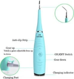 Elektrisch Tandplak Verwijderen - Flosapparaat - Slechte Adem Verhelpen - Tandsteen Weghalen - Tanden Reinigen - Thee + Koffie + Rook Aanslag Verwijderen - Gele Tanden Witten - Mond Verzorging - Tandartshaakje - Gebit Schoonmaken - EB Store -Mondelinge Benodigdheden Winkel 1124x1200 4