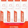 Elmex Anti Caries Tandpasta 4 X 75ml - Voordeelverpakking 1 Elmex Anti Caries Tandpasta 4 X 75ml - Voordeelverpakking -Mondelinge Benodigdheden Winkel 1129x1200 1