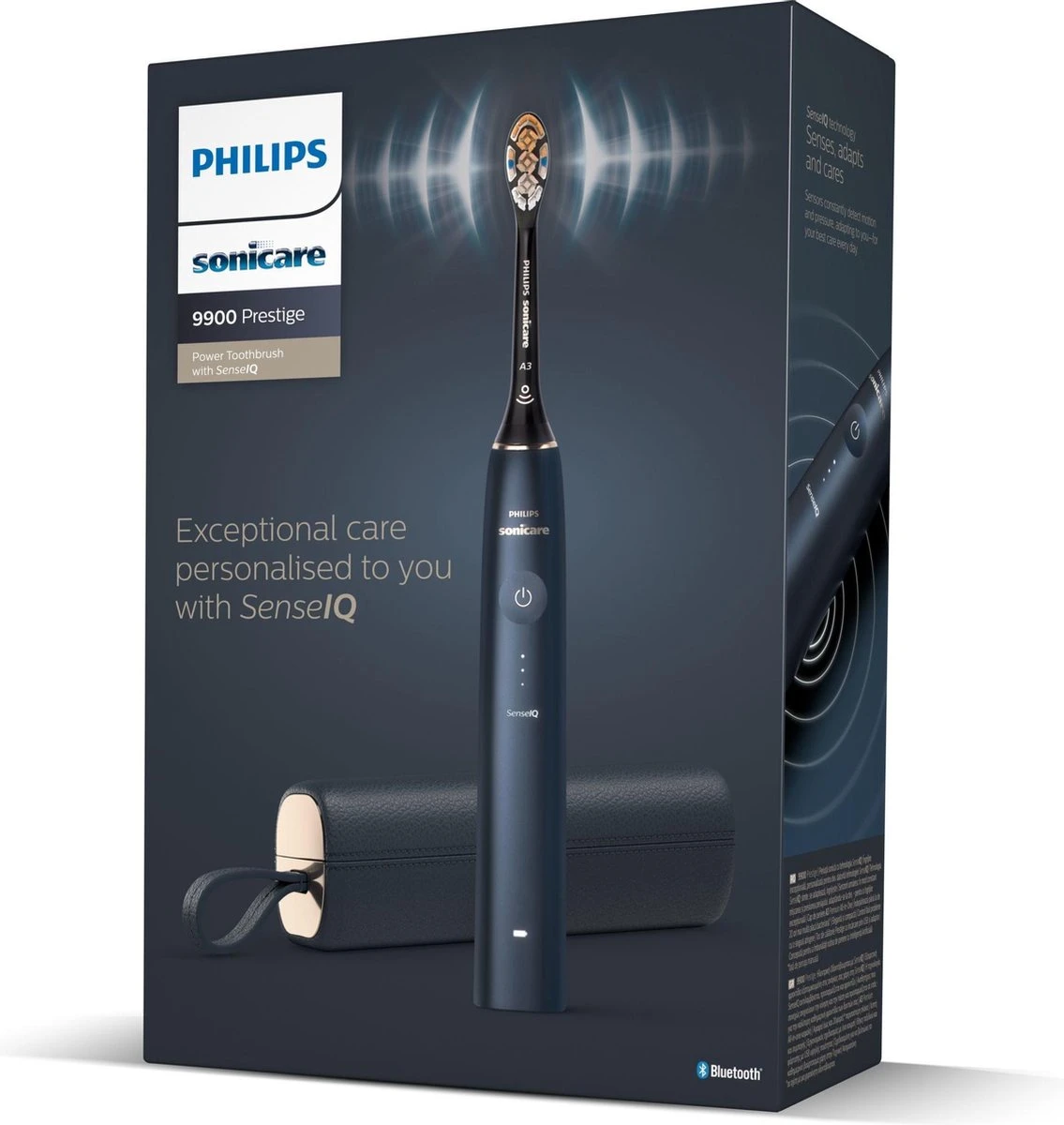Philips Sonicare Prestige 9900 HX9992/12 - Elektrische Tandenborstel Met SenseIQ - Donkerblauw 6 Philips Sonicare Prestige 9900 HX9992/12 - Elektrische Tandenborstel Met SenseIQ - Donkerblauw - Afbeelding 4