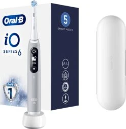 Oral B Oral-B IO - 6 - Opal Grey-Elektrische Tandenborstel Met Revolutionaire Magnetische Technologie Powered By Braun -Mondelinge Benodigdheden Winkel 1169x1200