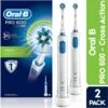 Duopack Oral B 600 Cross Action Elektrische Tandenborstel - 2 Stuks Voordeelverpakking