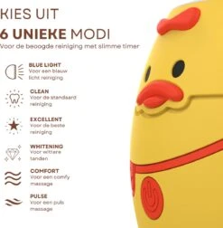 Merkloos Elektrische Sonische Tandenborstel Voor Kinderen Tussen 2 T/m 6 Jaar Met Timer - Elektrische Kindertandenborstel - 360º Graden - 6 Poetsmodus - IPX7 Waterbestendig - Geel 13 Merkloos Elektrische Sonische Tandenborstel Voor Kinderen Tussen 2 T/m 6 Jaar Met Timer - Elektrische Kindertandenborstel - 360º Graden - 6 Poetsmodus - IPX7 Waterbestendig - Geel -Mondelinge Benodigdheden Winkel 1178x1200