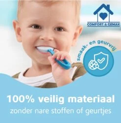 Tandenborstel Voor Kinderen - Eenvoudig, Hygiënisch En De Oplossing Voor Tandenpoetsen Bij Kinderen - BPA Vrij - BLAUW - 2 Tot 6 Jaar -Mondelinge Benodigdheden Winkel 1182x1200