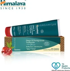Himalaya Organique Toothpaste Neem & Pomegranate - 113 Ml - Tandpasta -Mondelinge Benodigdheden Winkel 1184x1200 2