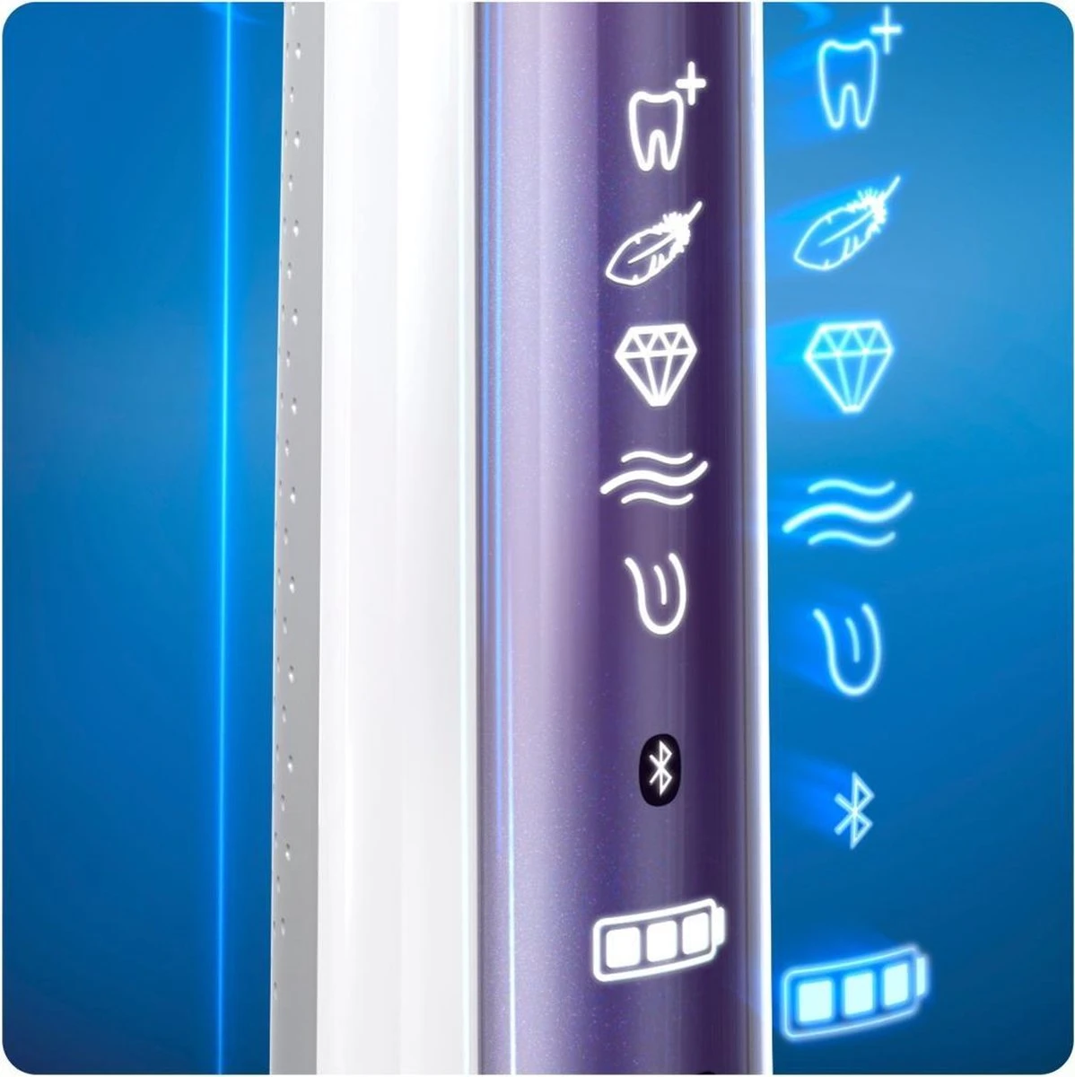 Oral B Oral-B Genius 10200W Orchid Purple Elektrische Tandenborstel Paars/Wit 6 Oral B Oral-B Genius 10200W Orchid Purple Elektrische Tandenborstel Paars/Wit - Afbeelding 4