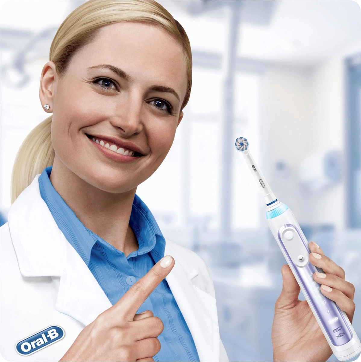 Oral B Oral-B Genius 10200W Orchid Purple Elektrische Tandenborstel Paars/Wit 13 Oral B Oral-B Genius 10200W Orchid Purple Elektrische Tandenborstel Paars/Wit - Afbeelding 11