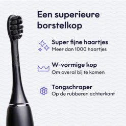 BOOMBRUSH Elektrische Tandenborstel - Zwart - 90 Dagen Batterij - Duurzaam 22 BOOMBRUSH Elektrische Tandenborstel - Zwart - 90 Dagen Batterij - Duurzaam -Mondelinge Benodigdheden Winkel 1198x1200 21