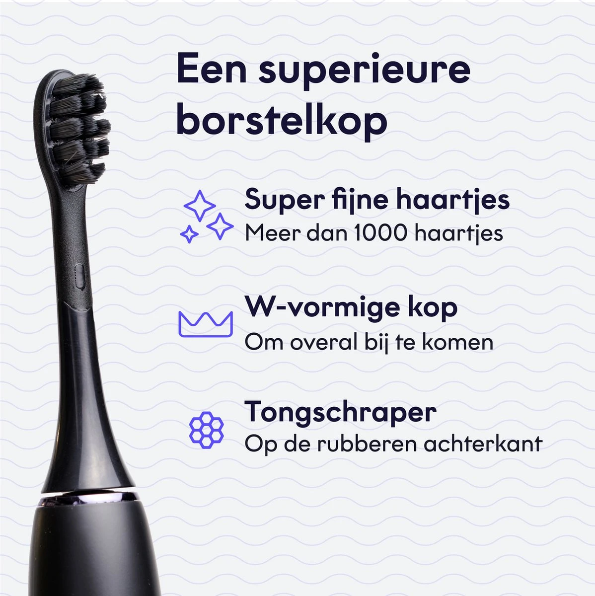 BOOMBRUSH Elektrische Tandenborstel - Zwart - 90 Dagen Batterij - Duurzaam 9 BOOMBRUSH Elektrische Tandenborstel - Zwart - 90 Dagen Batterij - Duurzaam - Afbeelding 7