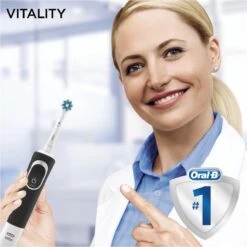 Oral B Oral-B Vitality 100 CrossAction Zwart - Elektrische Tandenborstel 26 Oral B Oral-B Vitality 100 CrossAction Zwart - Elektrische Tandenborstel -Mondelinge Benodigdheden Winkel 1198x1200 39
