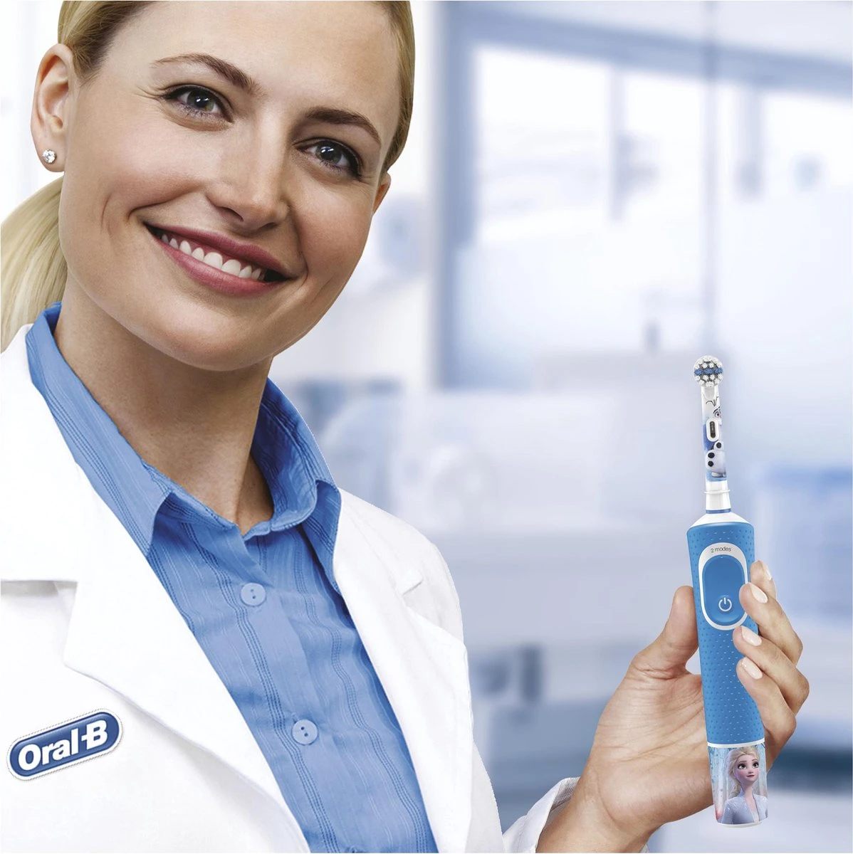 Oral B Oral-B Kids Frozen 2 - Elektrische Tandenborstel - Powered By Braun - 1 Handvat En 1 Opzetborstel 10 Oral B Oral-B Kids Frozen 2 - Elektrische Tandenborstel - Powered By Braun - 1 Handvat En 1 Opzetborstel - Afbeelding 8