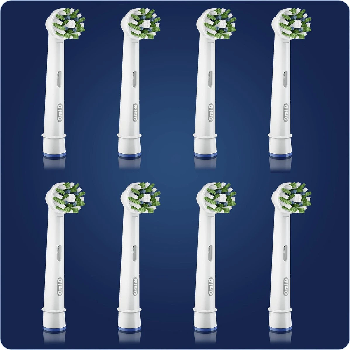 Oral B Oral-B CrossAction - Met CleanMaximiser-technologie - Opzetborstels - 8 Stuks 5 Oral B Oral-B CrossAction - Met CleanMaximiser-technologie - Opzetborstels - 8 Stuks - Afbeelding 4