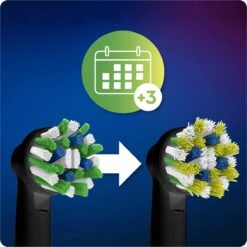 Oral B Oral-B CrossAction Opzetborstel Black Edition Met CleanMaximiser-technologie, Verpakking Van 5 Stuks 16 Oral B Oral-B CrossAction Opzetborstel Black Edition Met CleanMaximiser-technologie, Verpakking Van 5 Stuks -Mondelinge Benodigdheden Winkel 1199x1200 16