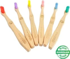 4+2 Bamboe Tandenborstel Voor Kinderen - Emoji - Bamboo Kids Toothbrush - Zero Waste - Vegan -Mondelinge Benodigdheden Winkel 1200x1007