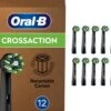 Oral-B CrossAction Opzetborstel Kleur Zwart, Verpakking Van 12 Stuks, Verpakking Van Brievenbusformaat -Mondelinge Benodigdheden Winkel 1200x1064