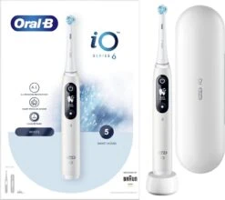 Oral B Oral-B IO 6 - Elektrische Tandenborstel - Wit -Mondelinge Benodigdheden Winkel 1200x1070