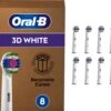 Oral B Oral-B 3D White - Met CleanMaximiser-technologie - Opzetborstels - 8 Stuks - Brievenbusverpakking -Mondelinge Benodigdheden Winkel 1200x1085 2