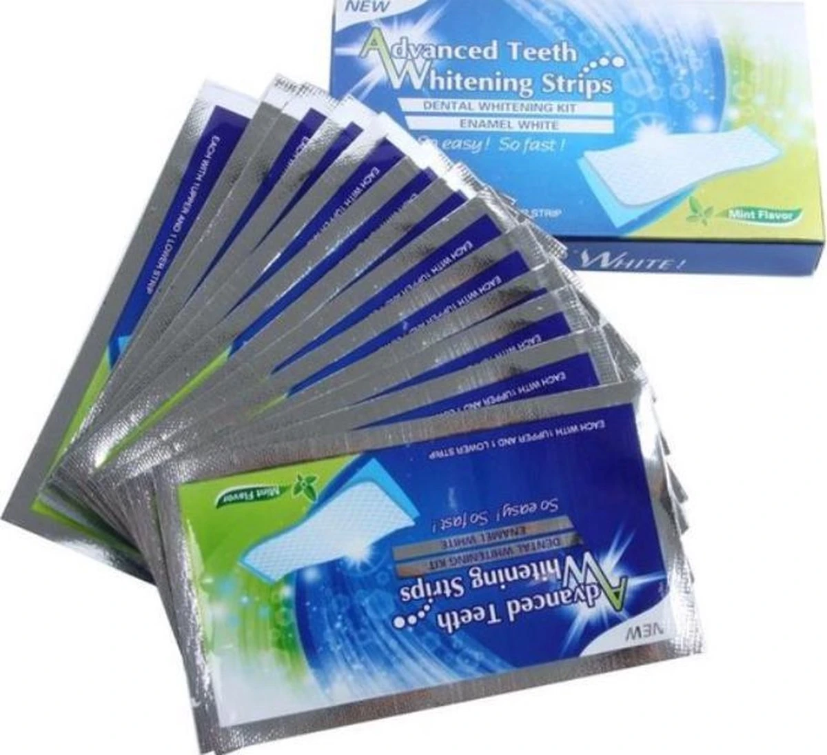 Merkloos Advanced Whitening Strips - Professionele Tandenblekers - Tandenbleekstrips - Witte Tanden - Tanden Verzorging - Direct Resultaat - Teeth Whitening Strips - 28 Strips 3 Merkloos Advanced Whitening Strips - Professionele Tandenblekers - Tandenbleekstrips - Witte Tanden - Tanden Verzorging - Direct Resultaat - Teeth Whitening Strips - 28 Strips