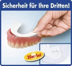 Merkloos Kunstgebit-kussentjes - Set Van 30 - Ondergebit -Mondelinge Benodigdheden Winkel 1200x1107 1