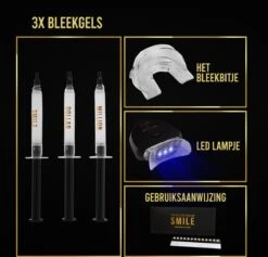 The Million Dollar Smile® Tandenbleekset Geschikt Voor Gevoelige Tanden - Zonder Peroxide (0%) - Wittere Tanden - 100% Natuurlijk - Tanden Bleken - Tandenblekers - Teeth Whitening Kit - Geen Gevoelige Tanden -Mondelinge Benodigdheden Winkel 1200x1153 4