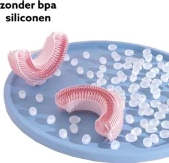 Medies - 360° U-vormige Kindertandenborstel Regenboog Roze | Baby Tandenborstel | Kindertandenborstel | Peuter Tandenborstel | U-vorm - Siliconen - Bpa Free - 2 Tot 7 Jaar -Mondelinge Benodigdheden Winkel 1200x1162 2