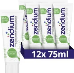 Zendium Extra Fresh Tandpasta - 12 X 75 Ml - Voordeelverpakking