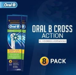 Oral B Oral-B Cross Action EB50 - 8 Stuks Voordeelverpakking -opzetborstels -Mondelinge Benodigdheden Winkel 1200x1169 3