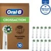 Oral B Oral-B CrossAction - Met CleanMaximiser-technologie - Opzetborstels - 10 Stuks - Brievenbusverpakking -Mondelinge Benodigdheden Winkel 1200x1184