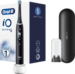 Oral B IO 6N - SMILE Black Lava Elektrische Tandenborstel Ontworpen Door Braun -Mondelinge Benodigdheden Winkel 1200x1186
