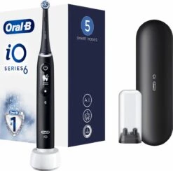 Oral B IO 6N - SMILE Black Lava Elektrische Tandenborstel Ontworpen Door Braun -Mondelinge Benodigdheden Winkel 1200x1187
