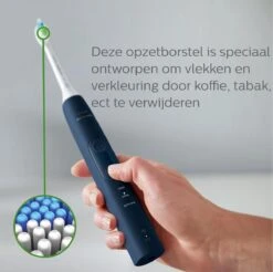 Philips Sonicare W2 Optimal White HX6064/11 - Opzetborstels - 4 Stuks - Zwart -Mondelinge Benodigdheden Winkel 1200x1194 10