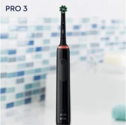 Oral B Oral-B Pro 3 3000 - Zwart - Elektrische Tandenborstel - Ontworpen Door Braun - Black Edition 12 Oral B Oral-B Pro 3 3000 - Zwart - Elektrische Tandenborstel - Ontworpen Door Braun - Black Edition -Mondelinge Benodigdheden Winkel 1200x1194
