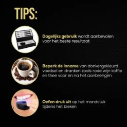 The Million Dollar Smile® Tandenbleekset Geschikt Voor Gevoelige Tanden - Zonder Peroxide (0%) - Wittere Tanden - 100% Natuurlijk - Tanden Bleken - Tandenblekers - Teeth Whitening Kit - Geen Gevoelige Tanden -Mondelinge Benodigdheden Winkel 1200x1199 16