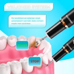 Tandsteen Verwijderaar Set - Elektrisch - Sonisch - Draadloos - Tandplak Verwijderen - Wit -Mondelinge Benodigdheden Winkel 1200x1200 1004