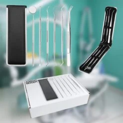 AdroitGoods 7 Delige RVS Tandarts Setje - Incl Haakje En Spiegel - Tandenstokers - Tandplak - Gebit Verzorging Setje -Mondelinge Benodigdheden Winkel 1200x1200 1061