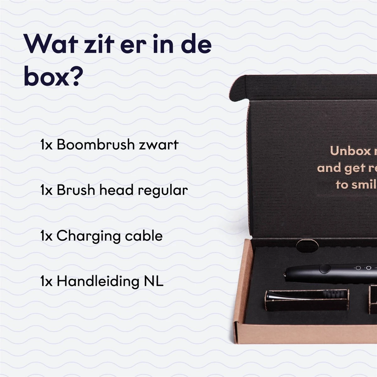 BOOMBRUSH Elektrische Tandenborstel - Zwart - 90 Dagen Batterij - Duurzaam 5 BOOMBRUSH Elektrische Tandenborstel - Zwart - 90 Dagen Batterij - Duurzaam - Afbeelding 3