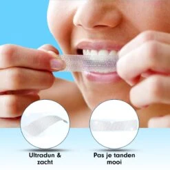 Diamond White - Teeth Whitening Strips - 28x Strips - Zonder Peroxide (0%) - Tandenbleekset - Tandenbleek Strips – Mint -Mondelinge Benodigdheden Winkel 1200x1200 1121