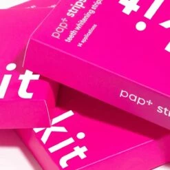 Teeth Whitening Strips - PAP+ - Professionele Tandenbleek Strips - Tanden Bleken - Wittere Tanden - Tand & Tandvlees Vriendelijk - Zonder Peroxide - Gemakkelijk & Overal Te Gebruiken - Pap Tanden Whitening Strips -Mondelinge Benodigdheden Winkel 1200x1200 1131